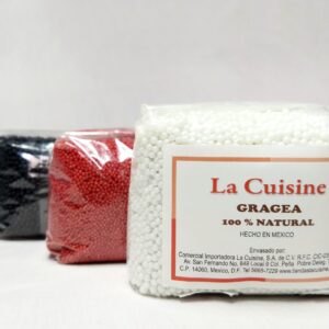 Gragea blanca y de colores