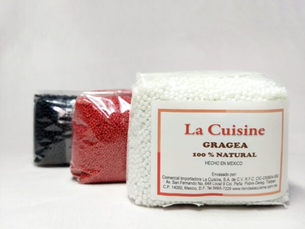 Gragea blanca y de colores