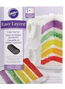 Juego de 5 moldes para pastel